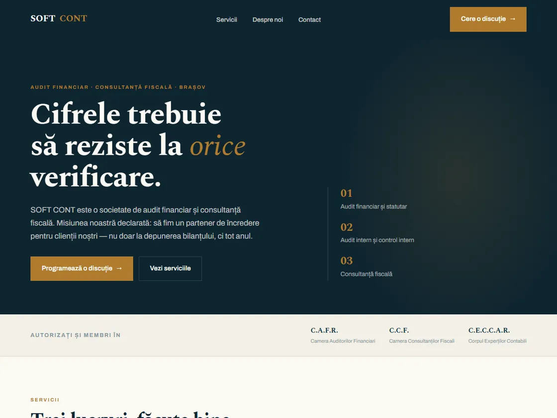 Redesign propus — birou de contabilitate
